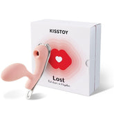 Vibrador portátil Kistoy, estimulador de clítoris, succión y lamido
